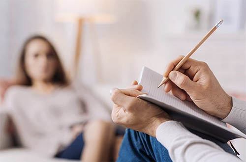 Session representing psychotherapy